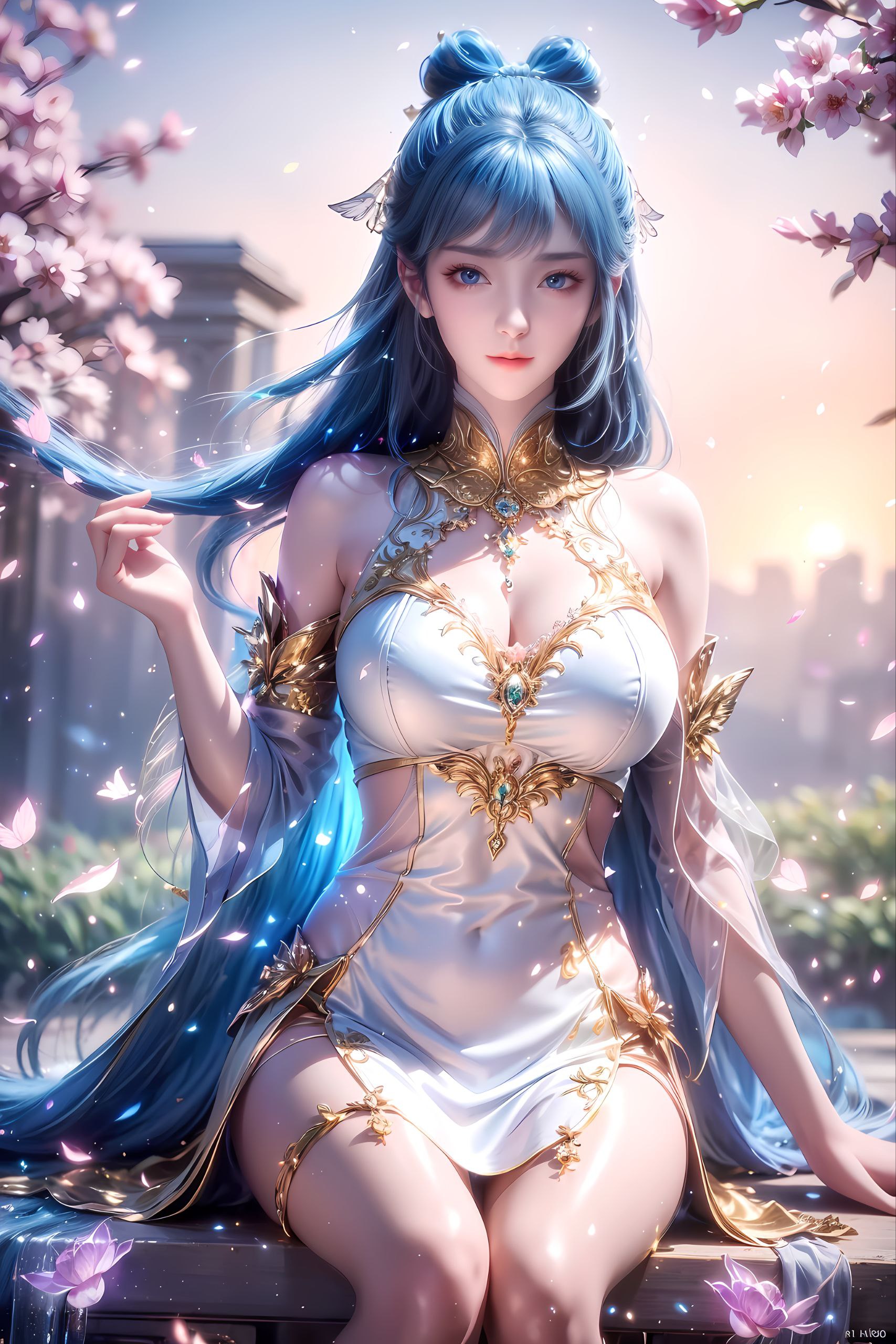 她的努力和